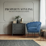 La Bella Scalloped Shell Velvet Armchair with Gold Legs — Various Colours — Allure Home Collections