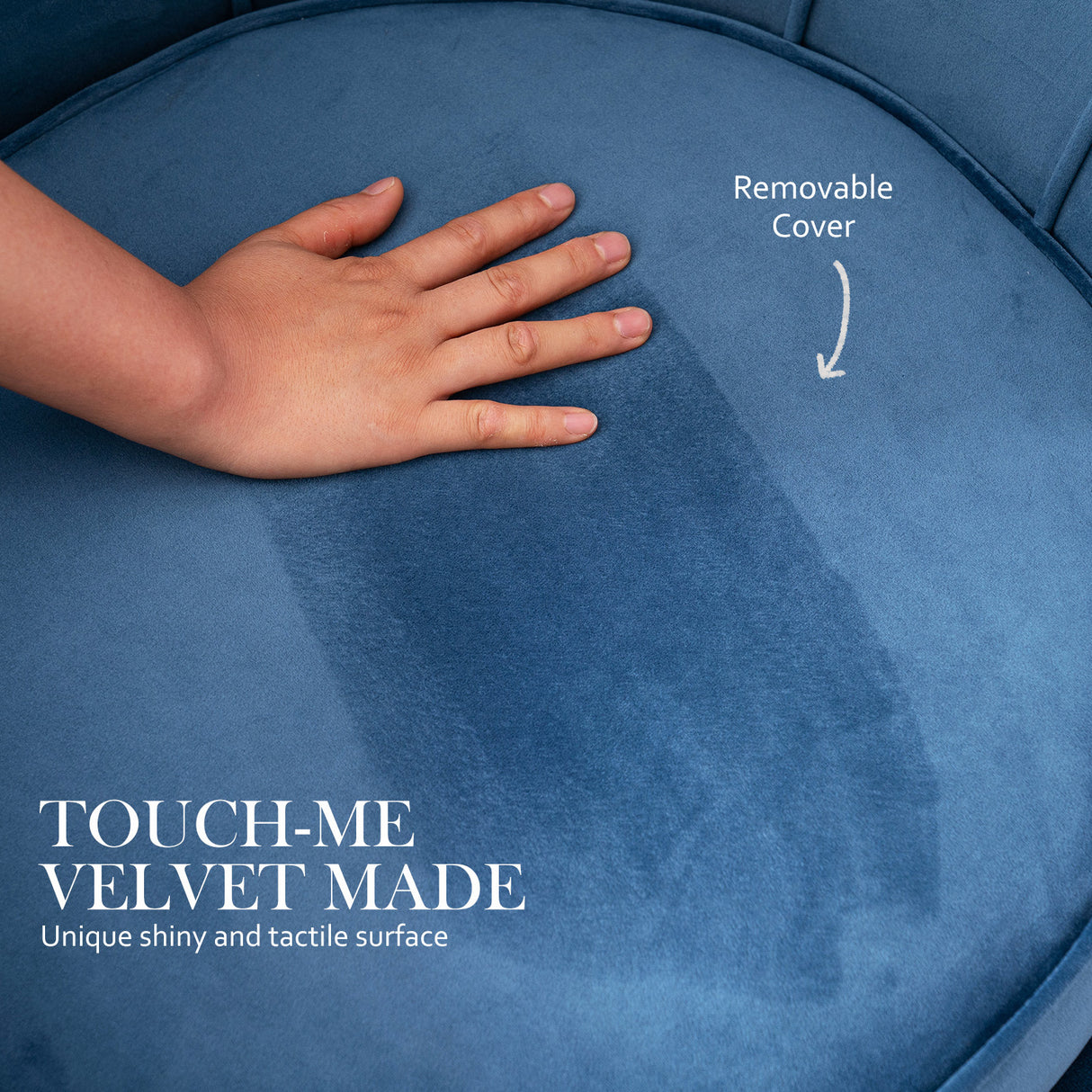 La Bella Scalloped Shell Velvet Armchair with Gold Legs — Various Colours — Allure Home Collections