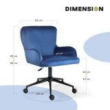 Balingup Office Chair, Blue