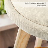 Set of 4 Leila bar stools in contemporary open-plan dining — Allure Home Collections