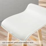 ELISE SOPHIA bar stool close-up showing natural timber grain — Allure Home Collections