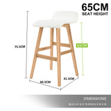 ELISE SOPHIA wooden bar stools in styled kitchen setting — Allure Home Collections