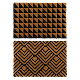 YES4HOMES Cursive Coconut Coir Doormats — Pack of 2, 40 x 60cm — Allure Home Collections