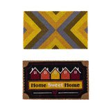 YES4HOMES Cursive Coconut Coir Doormats — Pack of 2, 45 x 75cm (Variant C) — Allure Home Collections