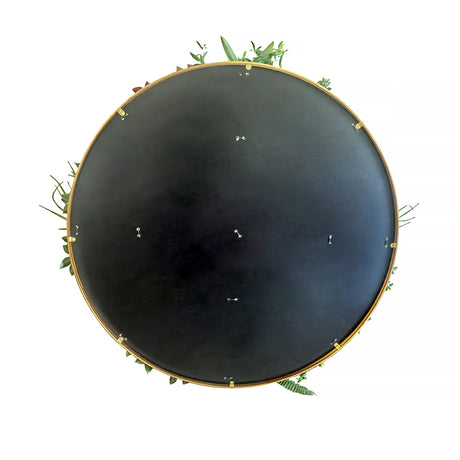 Artificial green wall disc art styled as garden feature — Allure Home Collections