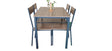 Norton Summit dark brown metal and MDF dining set in a modern dining room
