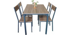 Norton Summit 5 Piece Dining Table and Chairs Set, Dark Brown