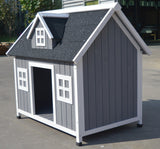 Gracetown Timber Dog Kennel, Grey, view 2