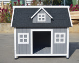 Gracetown Timber Dog Kennel, Grey, view 3