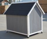 Gracetown Timber Dog Kennel, Grey, view 4