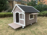 Karridale Timber Dog Kennel, Grey, view 2