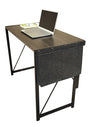 Parkes black office desk in a home office