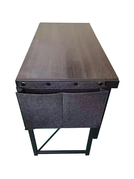 Parkes black office desk in a home office