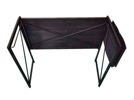 Parkes black office desk in a home office