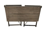 Parkes black office desk in a home office