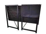 Parkes black office desk in a home office