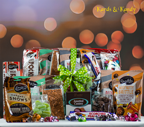 Golden Delight Chocolate Gift Hamper presented in a gift box