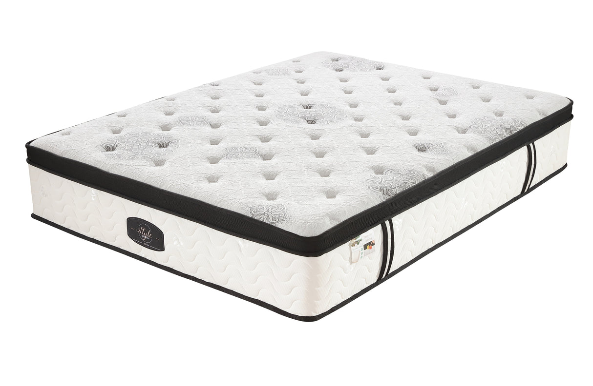 Chiro 7-Zone Latex Euro Top 35cm Pocket Spring Mattress — Allure Home Collections