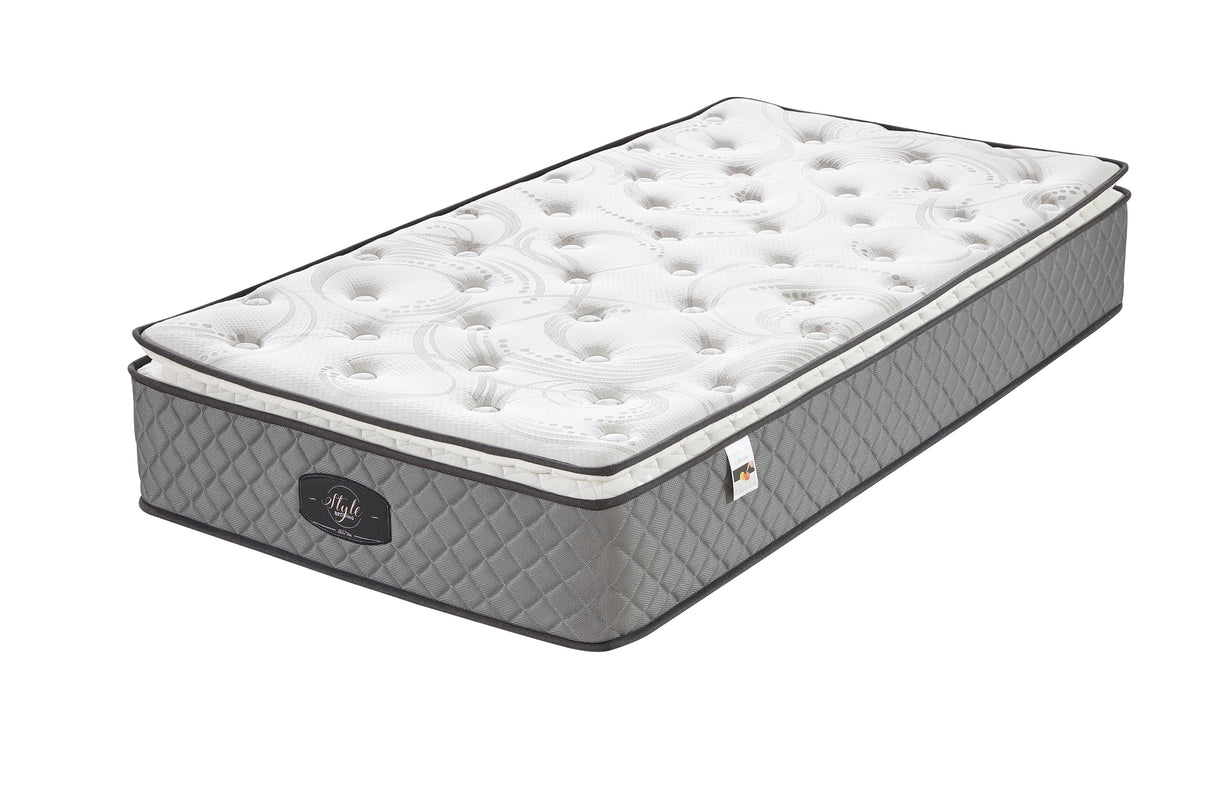 Comfort Euro Top 30cm Pocket Spring Mattress - Plush Support with Pocket Spring System
