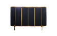 Kingsley Sideboard with Marble Top and Metal Trim — Elegant Dining and Living Storage — Allure Home Collections