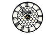 Quatrefoil 80cm Statement Wall Clock — Black and Gold — Allure Home Collections