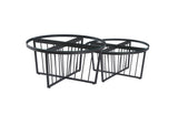 Salina Coffee Table — Metal or Polished Steel Frame with Glass or Marble Top — Allure Home Collections