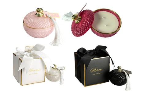 Artemis Scented Candle in Premium Velvet Finish — Various Fragrances — Allure Home Collections