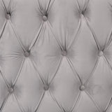 Madeline Light Grey Velvet Lounge Set
