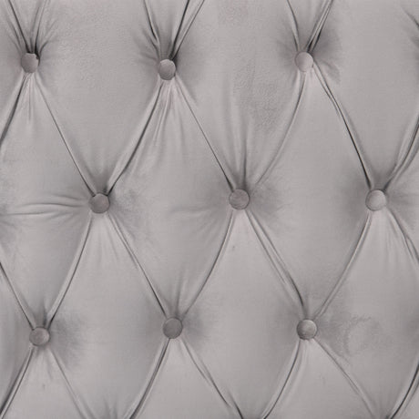 Madeline Light Grey Velvet Lounge Set