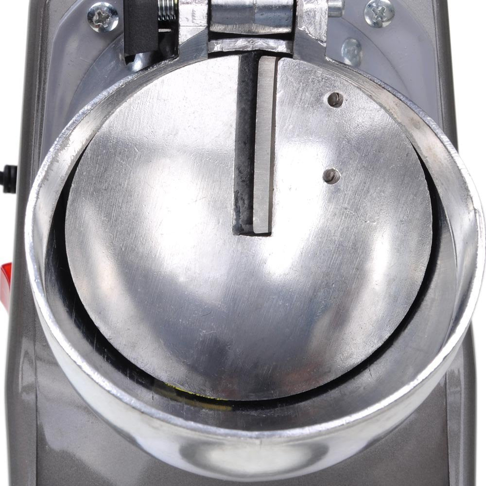 Solid plastic baseplate and cast base underneath the ice shaving machine