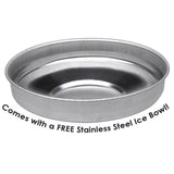 Shaved ice desserts made with the 65 kg per hour electric ice shaver