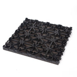 Mijas Composite Deck Tiles, 30 x 30cm, Walnut, 10pcs
