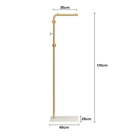 Marcus Hill Marble Base Coat Stand