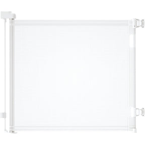 Retractable Baby Safety Gate, Mesh 150cm White