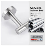 Roll holder mounted vertically with the opening facing upward