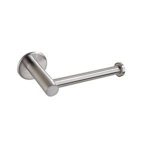 Self adhesive toilet paper holder in brushed 304 stainless steel