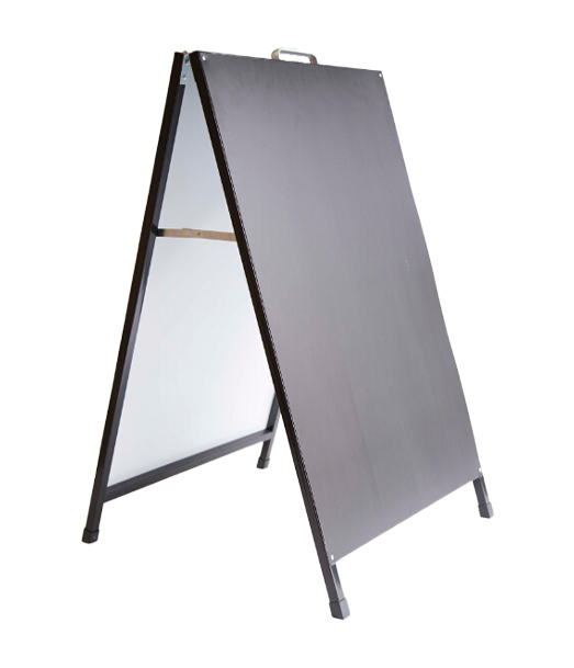 Chalkboard A-frame sign for liquid chalk, view 1