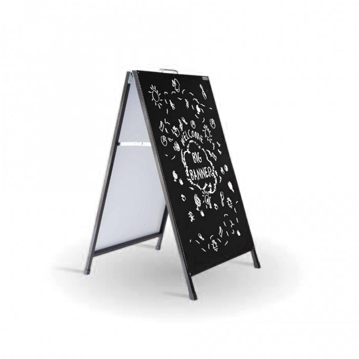 Chalkboard A-frame sign for liquid chalk, view 2
