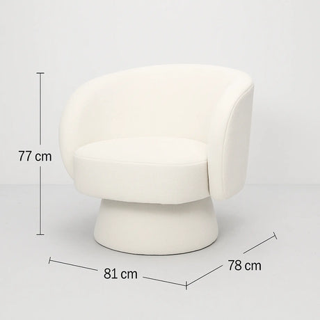 Celine Swivel Armchair by Interior Ave - Modern Elegance in Various Colors