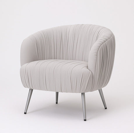 Grose Accent Chair, Pearl Grey Velvet