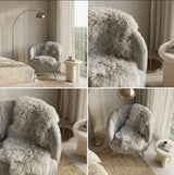 Grose Accent Chair, Pearl Grey Velvet