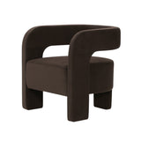 Sublime Accent Chair, Espresso Velvet