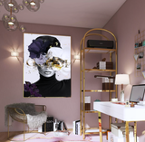 Gold Rush framed art print styled on an interior wall as a single feature piece