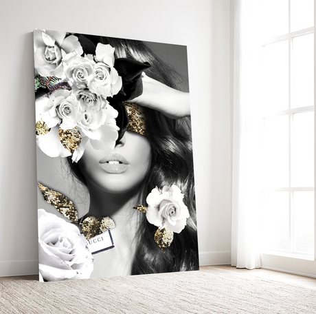 Made In Italy wall art print, 90 x 60 cm, in a white frame with a wide white border