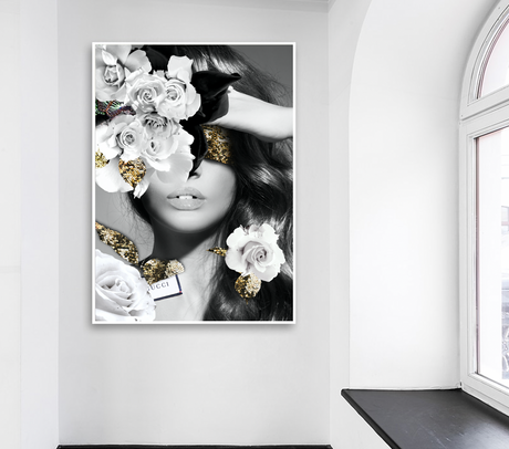 Made In Italy framed art print styled on an interior wall as a feature piece
