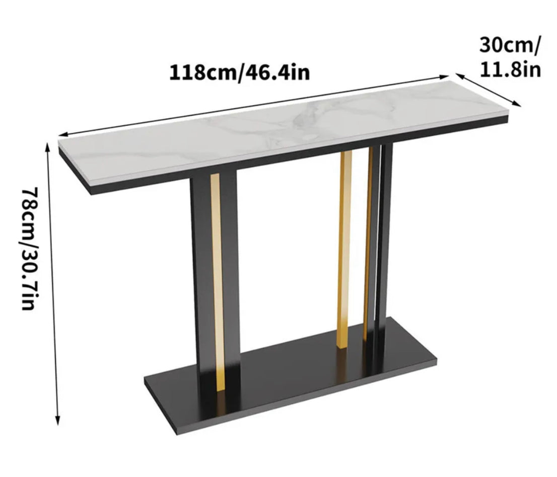 Pretty Beach Marble Console Table
