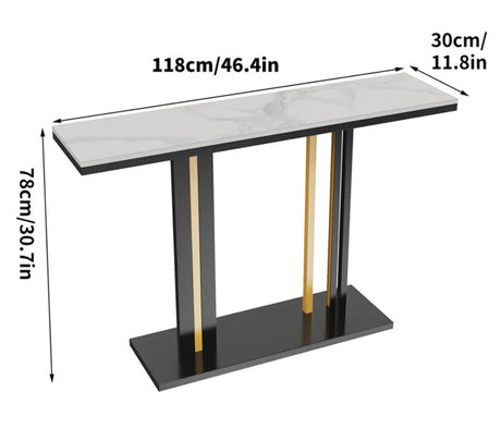 Pretty Beach Marble Console Table