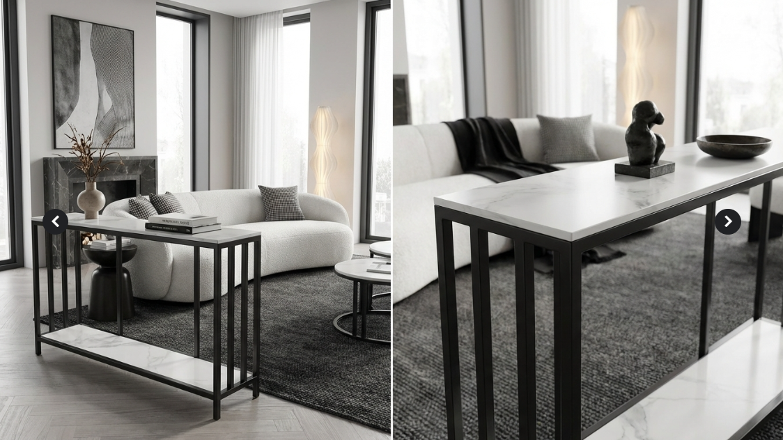 Killcare Dual Layer Console Table
