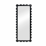 Kennett Scalloped Full Length Mirror, Black