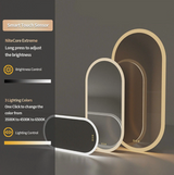 Interior Ave - LED Oval Frameless Salon / Bathroom Wall Mirror - 50 x 100cm